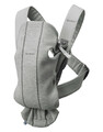 Nosidełko Mini Jasno Szare 3D Jersey BabyBjorn