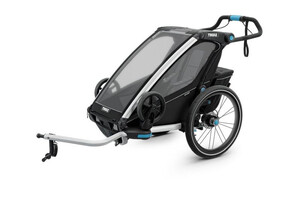 Pojedyncza przyczepka rowerowa dla dziecka Chariot Sport 1 Czarna Thule